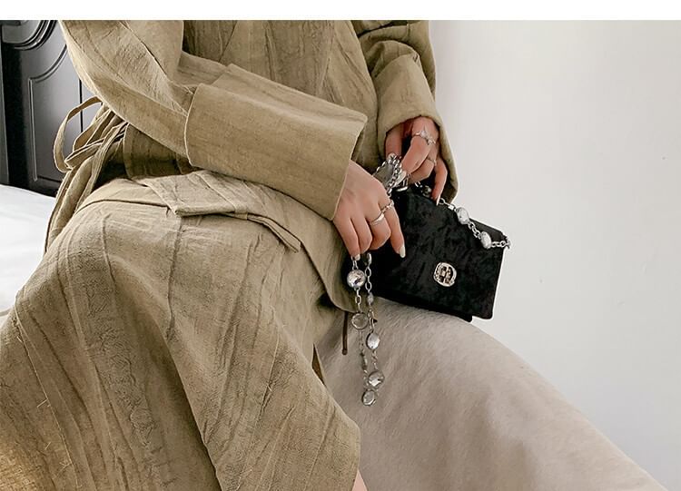 Square Heel Rhinestone Toe Pumps Velvet Low