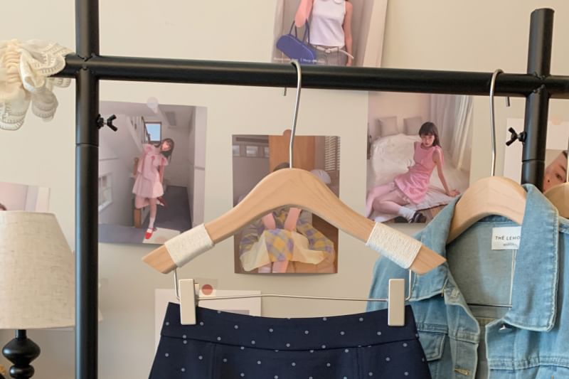 Accent High Bow Waist Mini Panel Skirt Lace A-Line