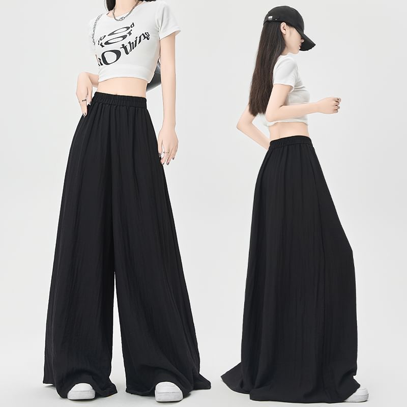Waist Plain High Designs) Culottes (Various