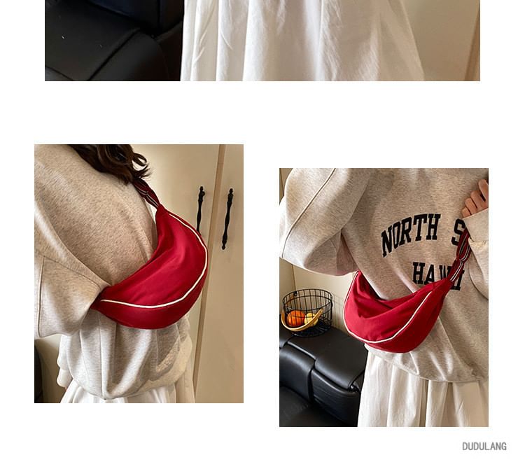 Contrast Trim Bag Crossbody