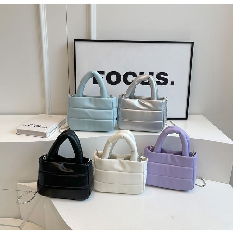 Handle Bag Top Plain Bucket