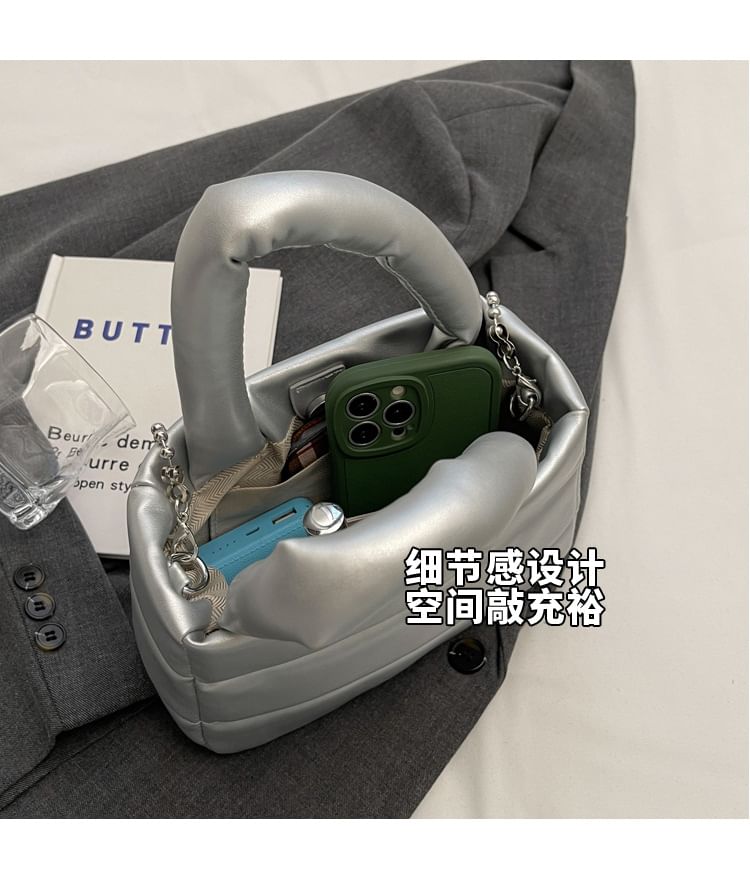 Handle Bag Top Plain Bucket