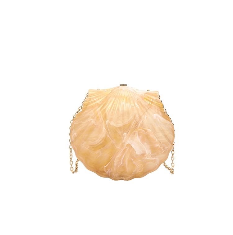 Strap Evening Bag Chain Shell