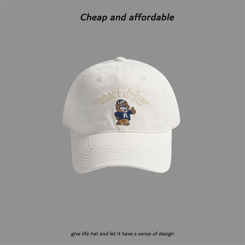 Embroidered Cap Bear