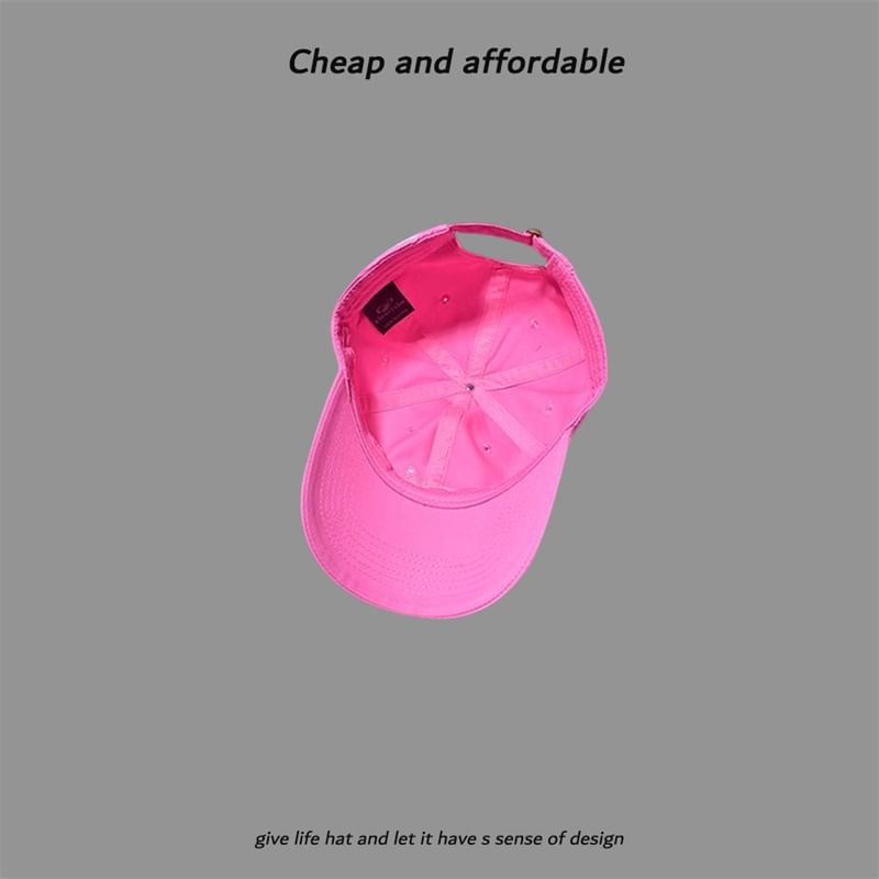 Cap Letter Embroidered