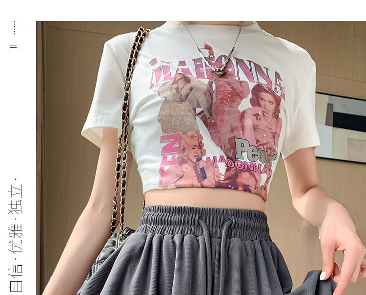 Shorts Waist Plain Drawstring Leg Wide