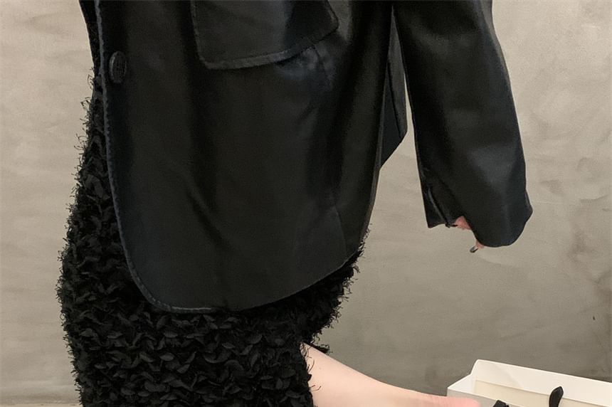 Pointed Heel High Toe Slide Sandals