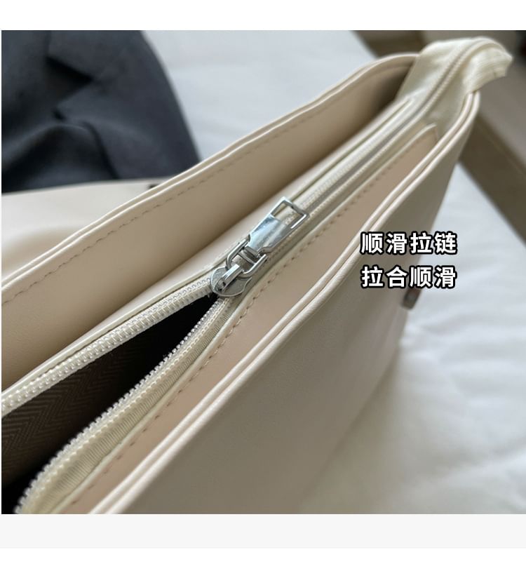 Shoulder Chain Strap Bow Bag Leather Faux