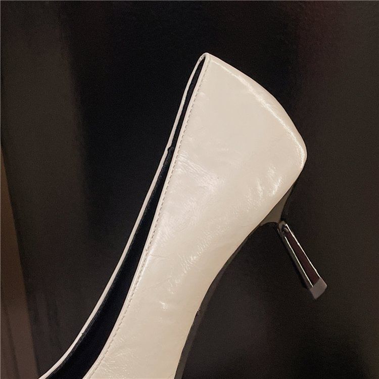 High Heel Pumps Toe Lace-Up Pointed