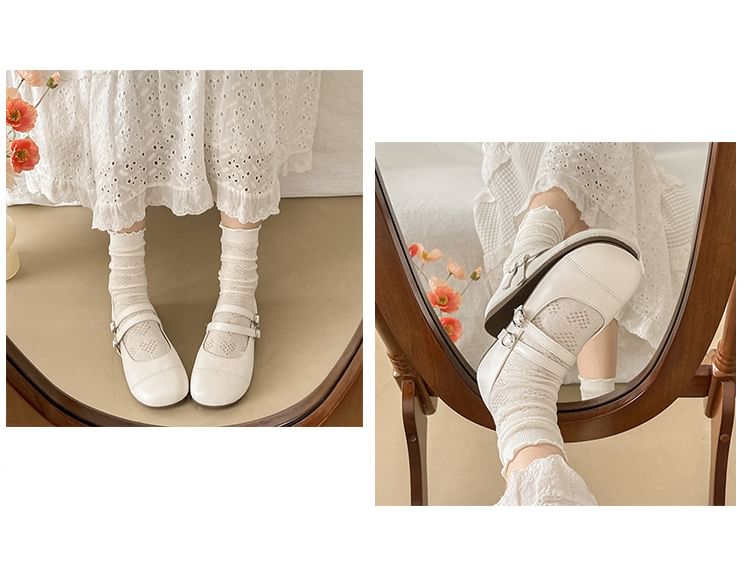 Jane Shoes Strap Mary Double