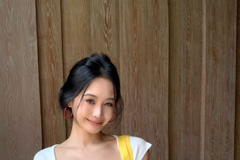 T-Shirt Slim Fit Crop Plain Ruched Short-Sleeve