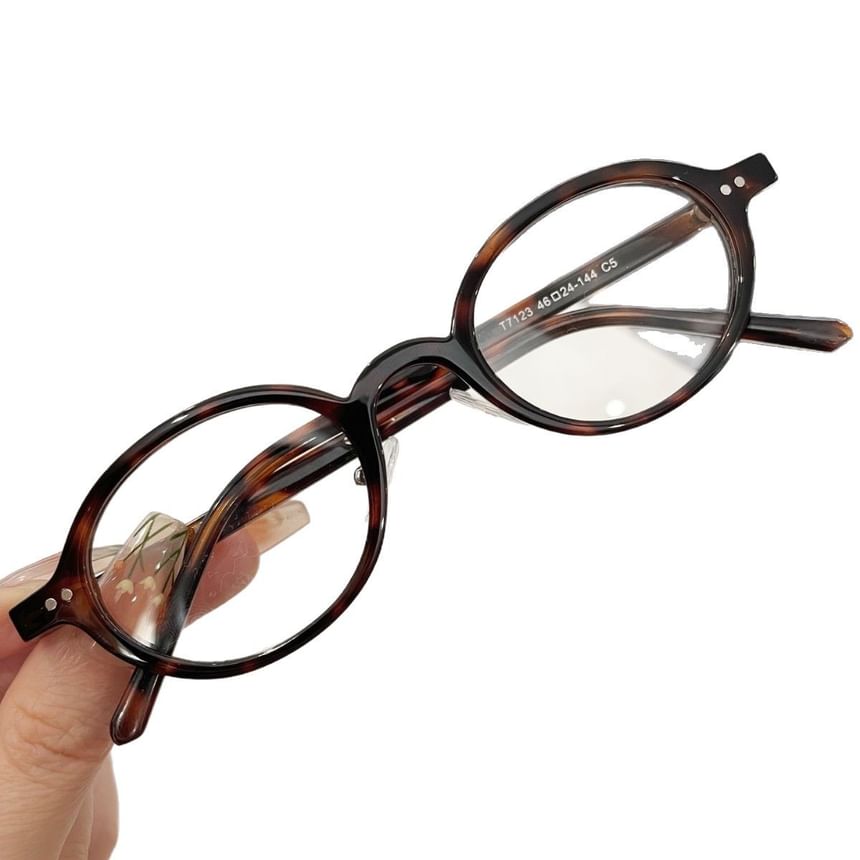 Glasses Oval Frame