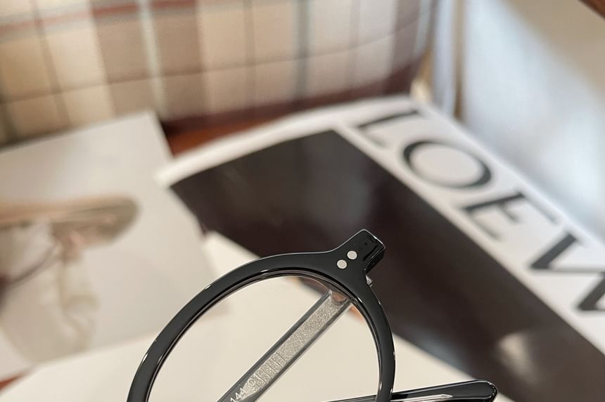 Glasses Oval Frame