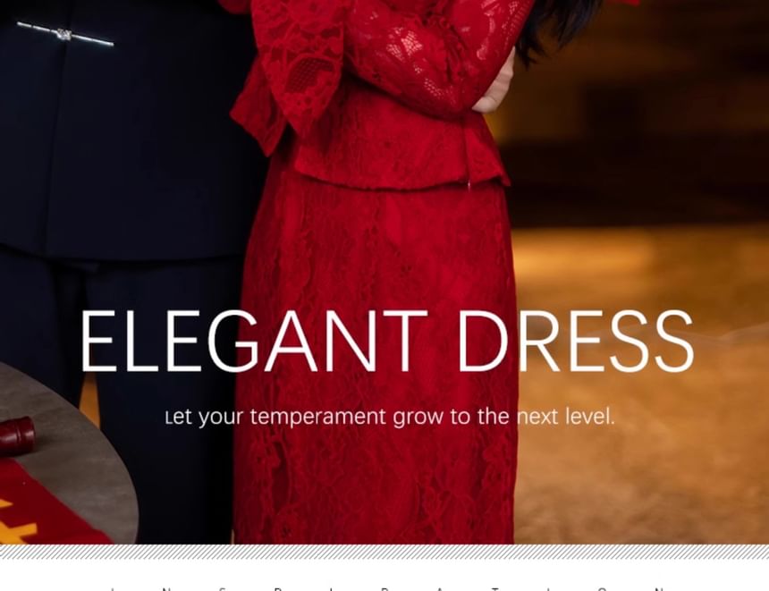 Frog Top Pencil Buttoned Midi Button-Up Waist Skirt + Long-Sleeve Lace High Set: