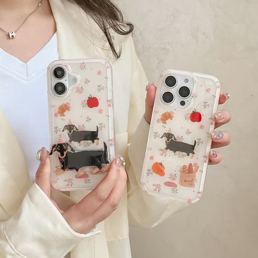 Dog / Set Phone Stand Case