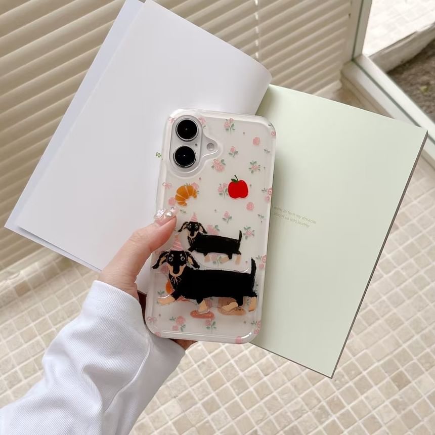 Dog / Set Phone Stand Case