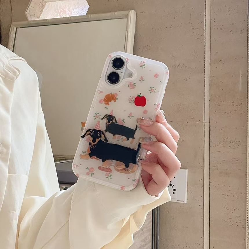 Dog / Set Phone Stand Case