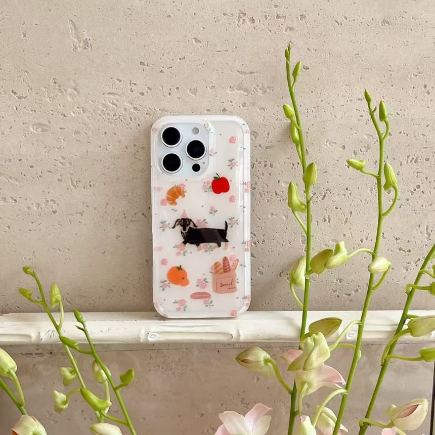 Dog / Set Phone Stand Case