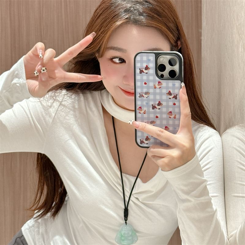 Dog Plaid Phone Case