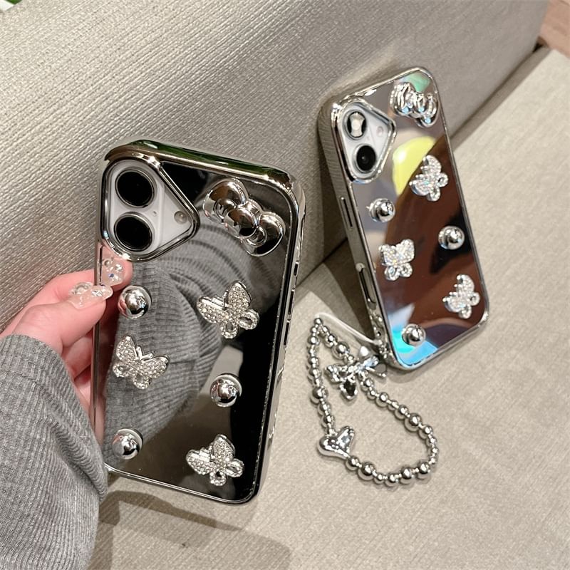 Strap Case / Butterfly Phone Set Mirrored