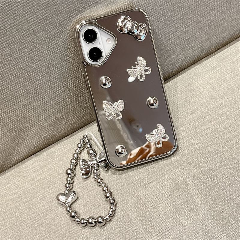 Strap Case / Butterfly Phone Set Mirrored