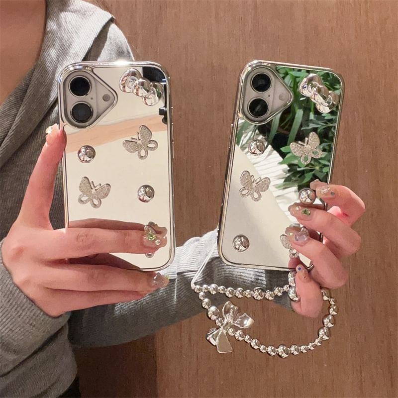 Strap Case / Butterfly Phone Set Mirrored