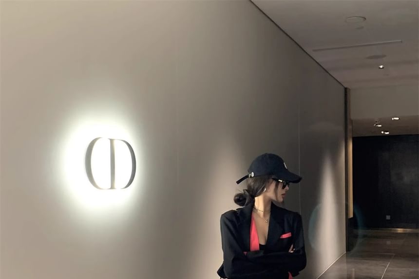 High Waist Plain Mini Pencil Skirt / Mock Two-Piece Notch Lapel Two Tone Blazer (Various Designs)