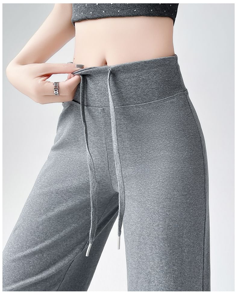 (Various Wide Leg Waist Designs) Sweatpants Drawstring