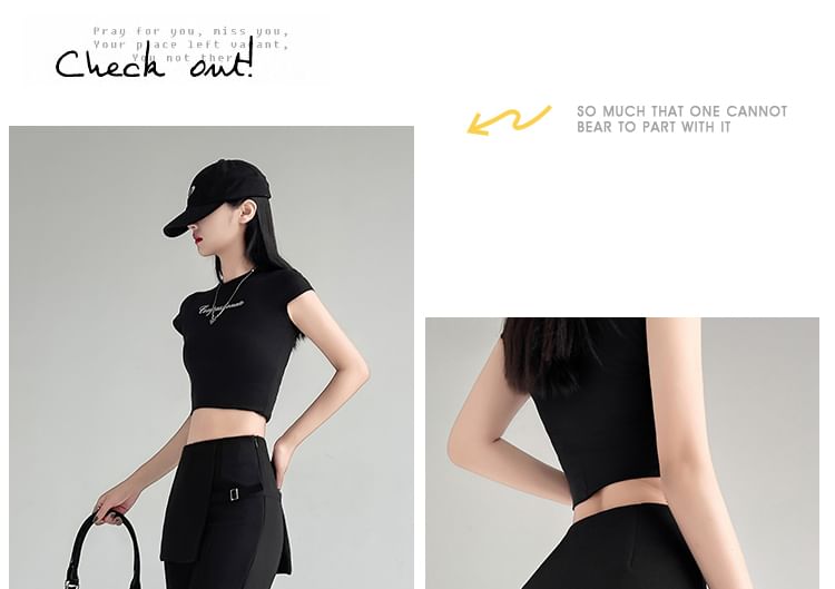 High Buckled Skirt Overlay Flared (Various Suit Designs) Waist Pants