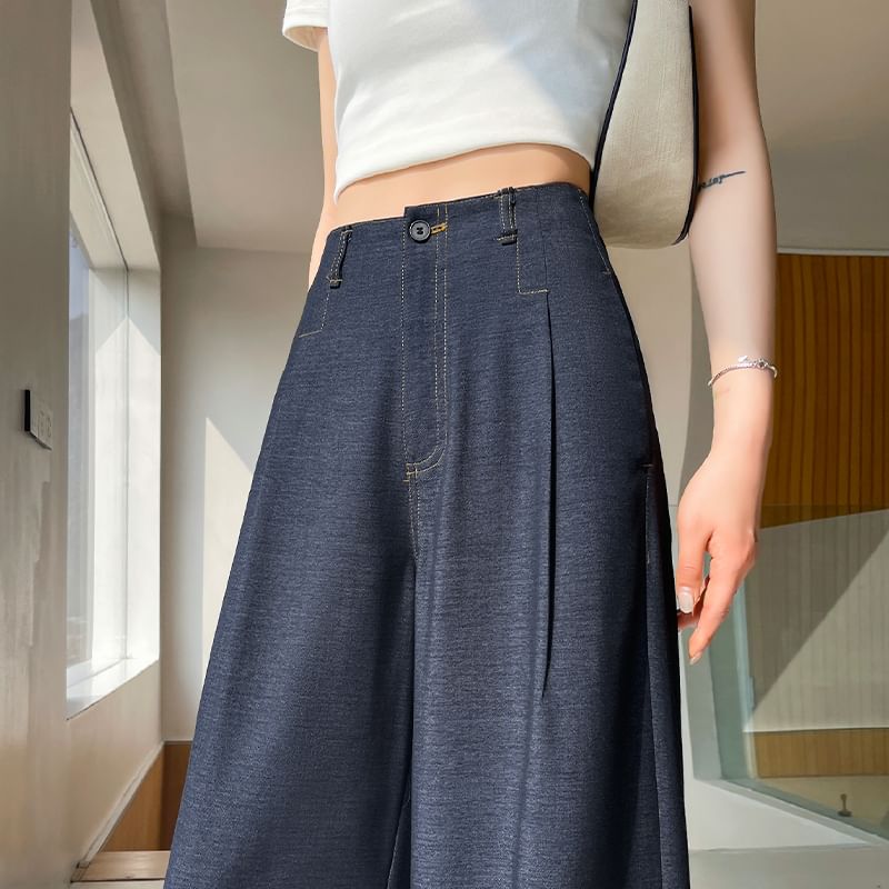 Wide (Various Waist Leg High Designs) Jeans