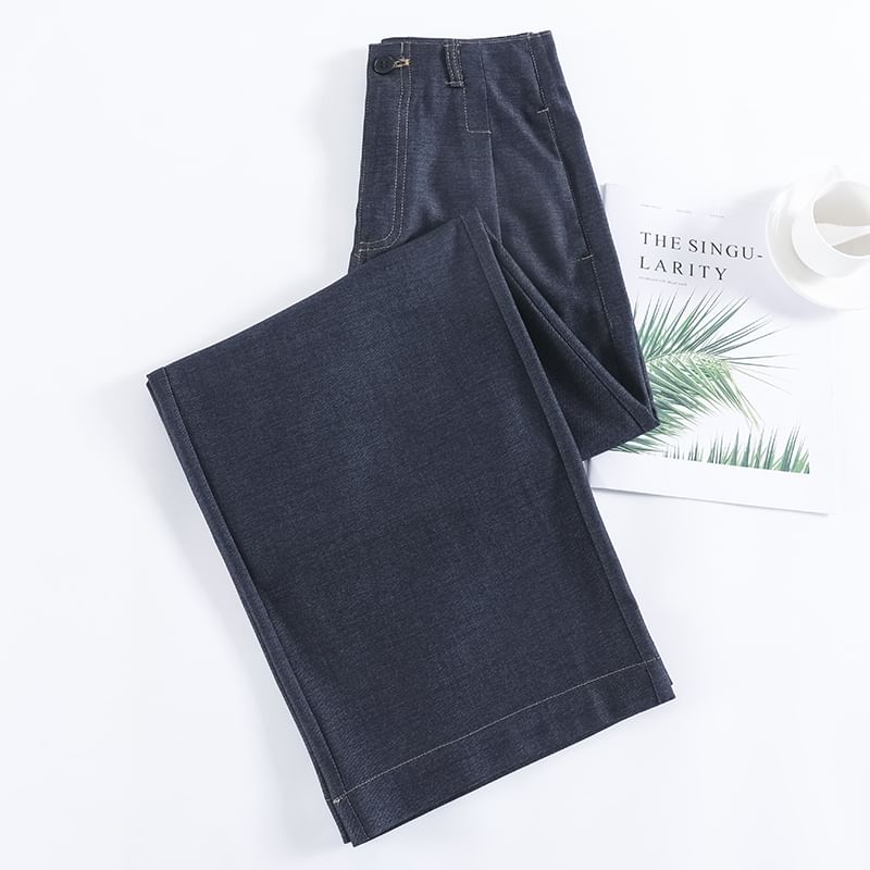 Wide (Various Waist Leg High Designs) Jeans