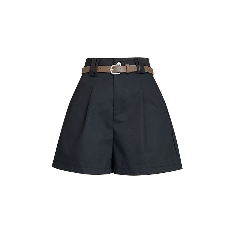 Dress High Plain Shorts Waist