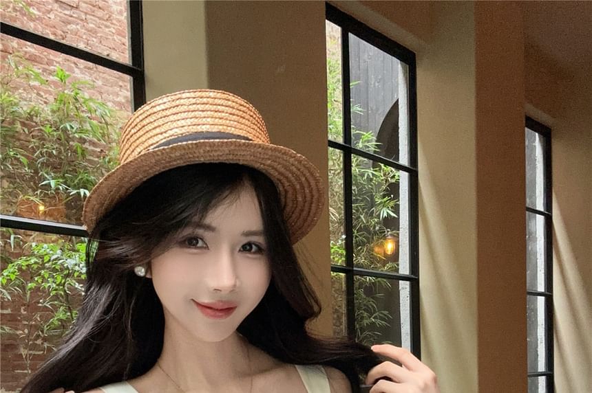 Slim Sequin Tank Butterfly Top Fit Padded Crop Panel Mesh