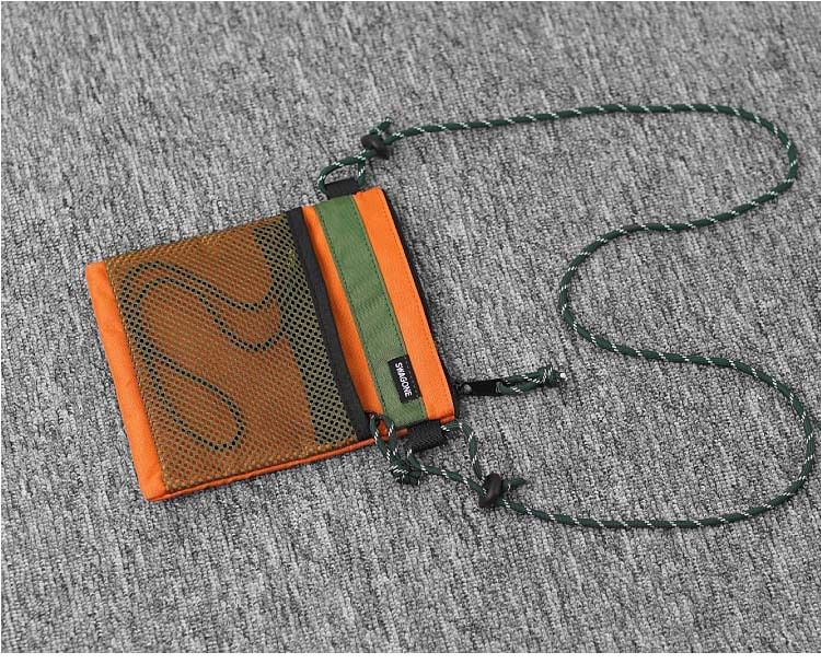 Tone Crossbody Panel Bag Mesh Two