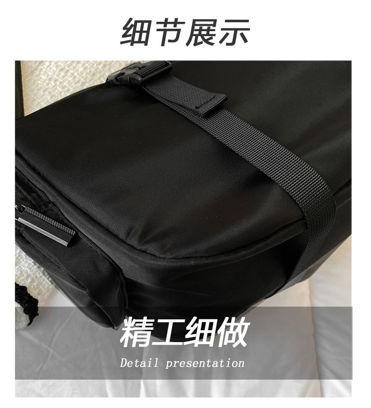 Crossbody Multi-Pocket Nylon Bag