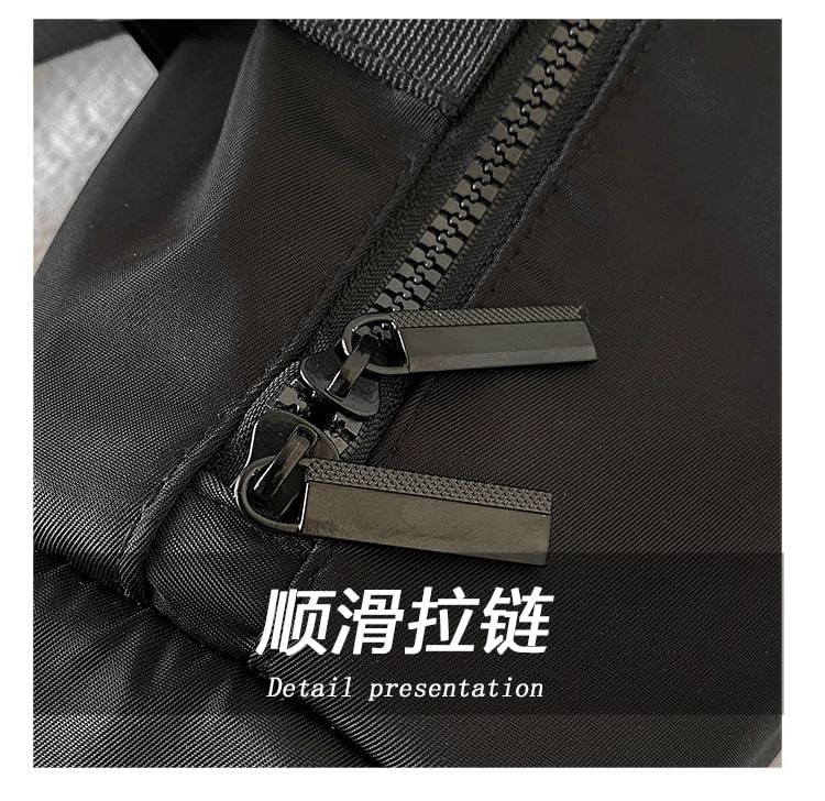 Crossbody Multi-Pocket Nylon Bag