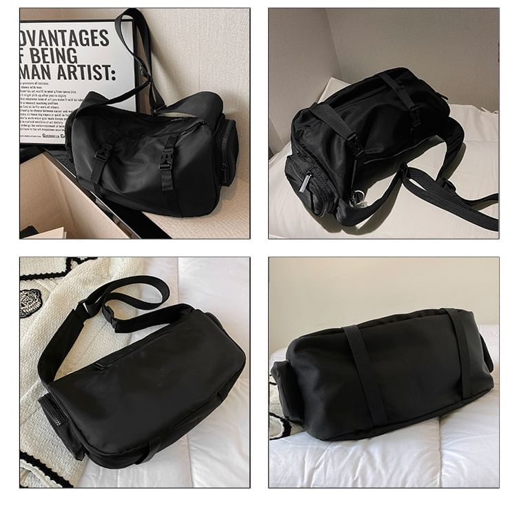 Crossbody Multi-Pocket Nylon Bag