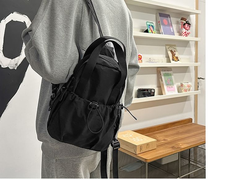 Nylon Plain Drawstring Bag Sling