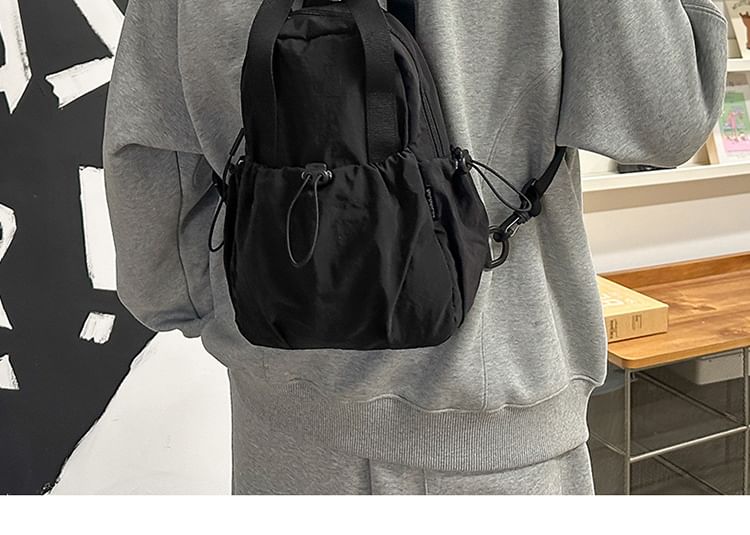 Nylon Plain Drawstring Bag Sling