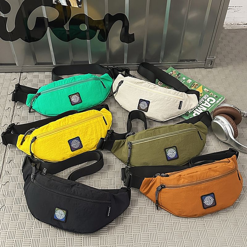 Plain Belt Nylon Bag