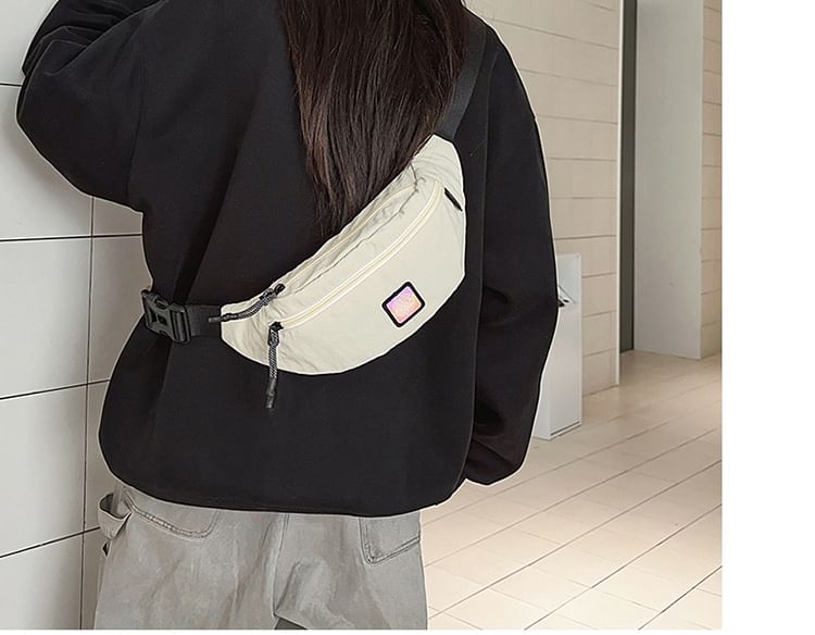 Plain Belt Nylon Bag
