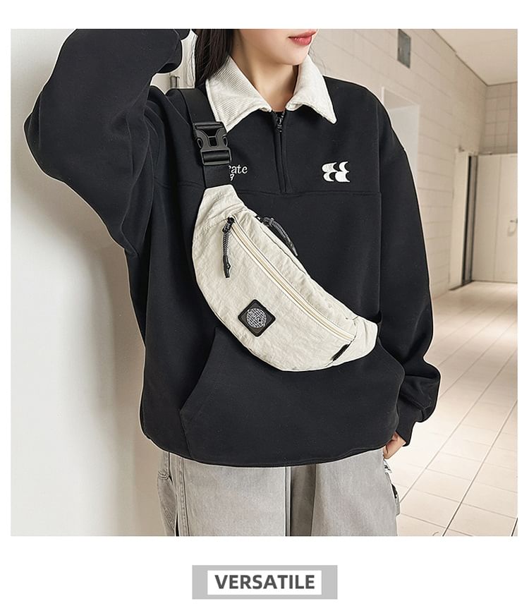 Plain Belt Nylon Bag