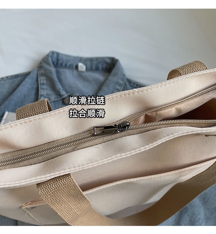 Two Canvas Tote Tone Bag