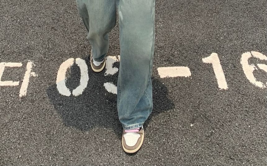 High Washed Waist Jeans Wide Leg