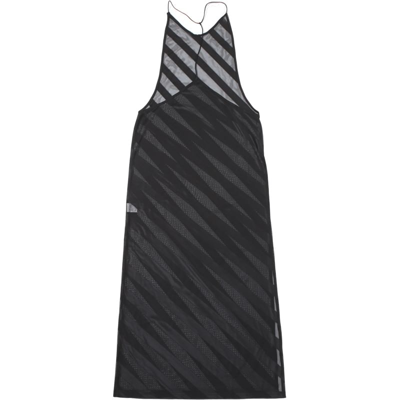 Open Back Maxi Bodycon Dress with Thin Straps