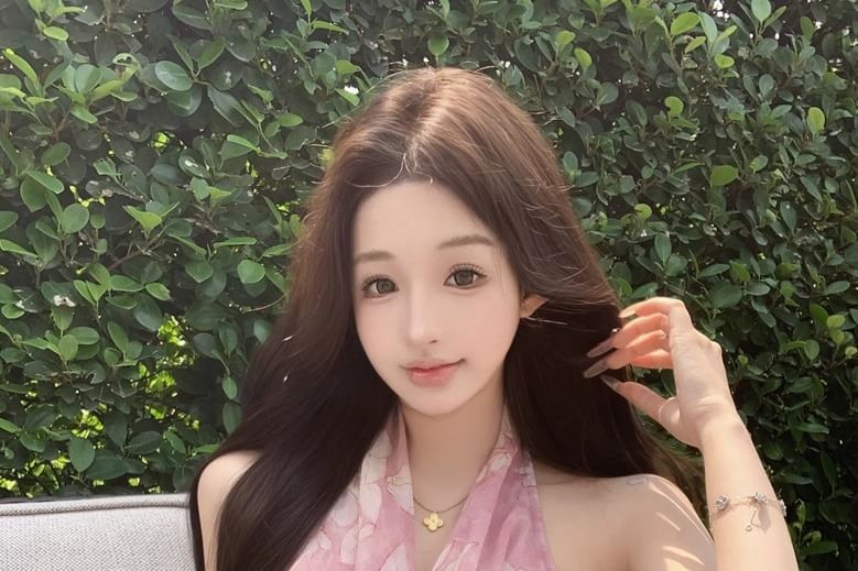 Halter Neck Cowl Print Floral Top