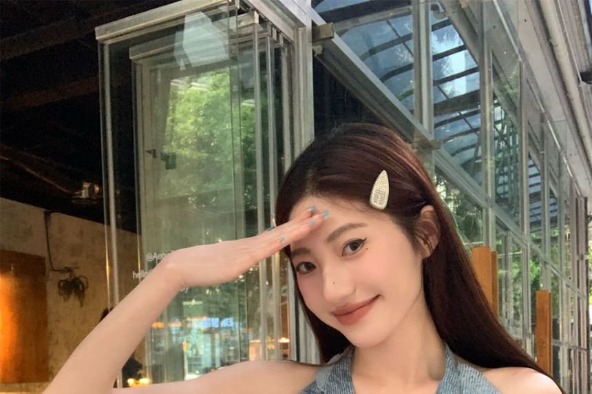 Pants Top Patterned Halter Cargo Ruffle Wide Leg Plain / Print High Waist