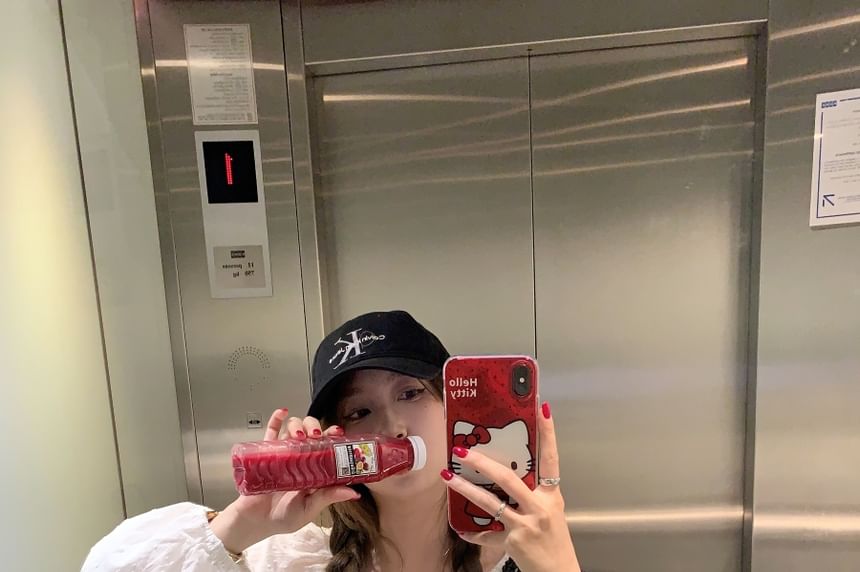 Neck Blouse Plain Long Sleeve Round Ruffle