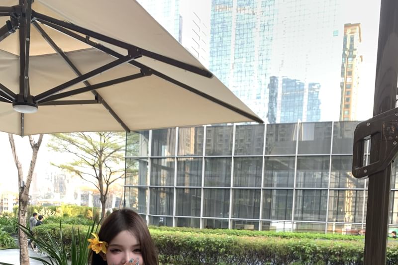 Shoulder Long / Waist Off Print Ruffle Blouse Floral Shorts High Sleeve