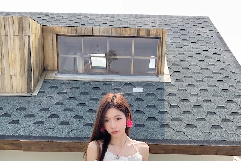 / Skirt High Long-Sleeve Mock Rise Top Two-Piece A-Line Maxi Plain